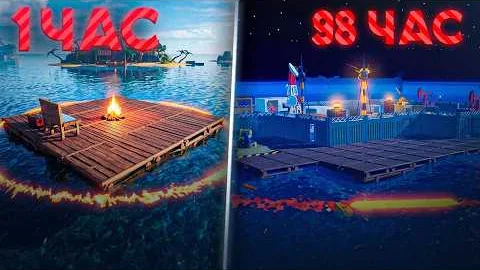 Я Выживал 100 *ЧАСОВ* В Самом Безумном Океане | 100 Days At Sea