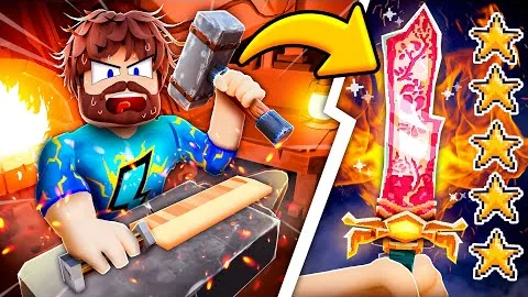 Мы Начали ПУТЬ КУЗНЕЦОВ в Мире Роблокс! [The Forge] + Кабан
